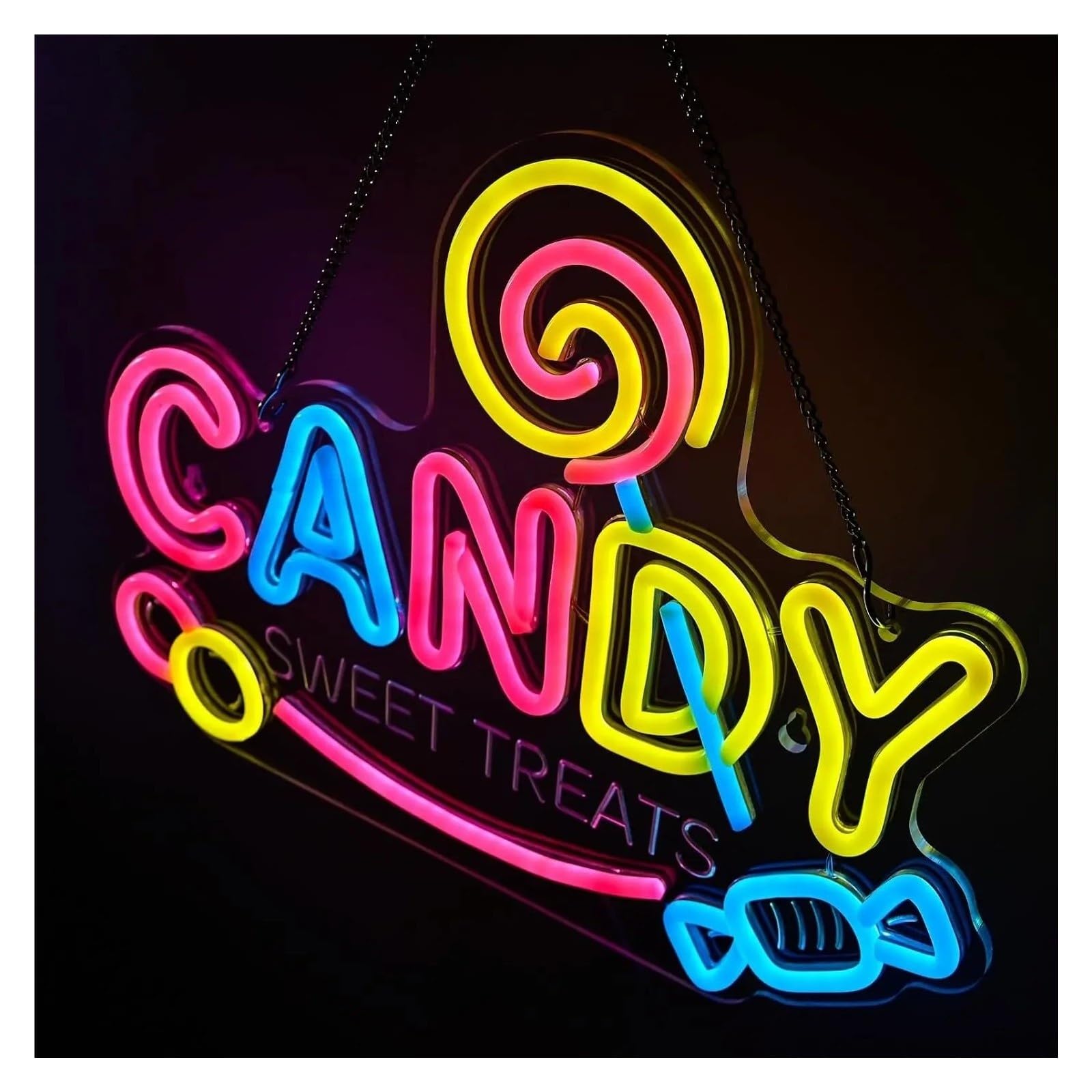 Insegna al Neon Insegna Al Neon LED Candy