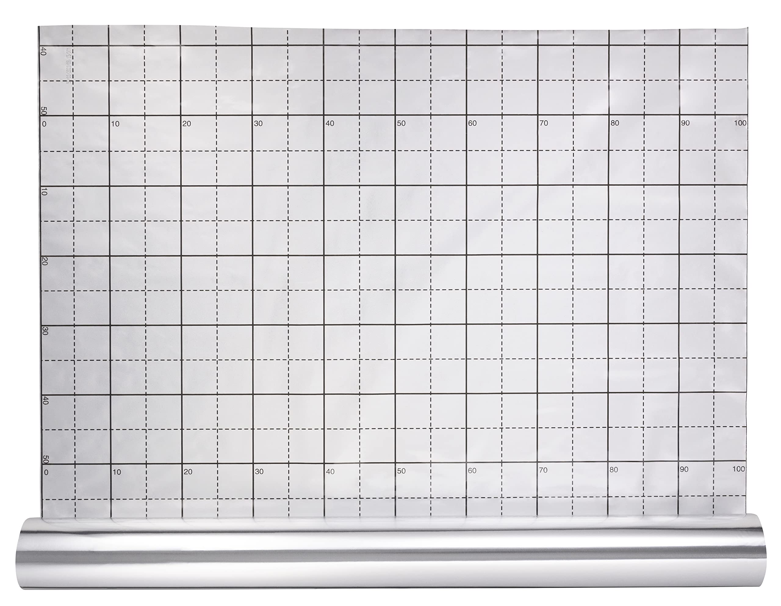 Rollo de Película de Aluminio Reflectante 50x1 m | Mejora Aislamiento Térmico en Suelo Radiante | Alta Reflectividad y Facilidad de Instalación | NOYON & THIEBAULT