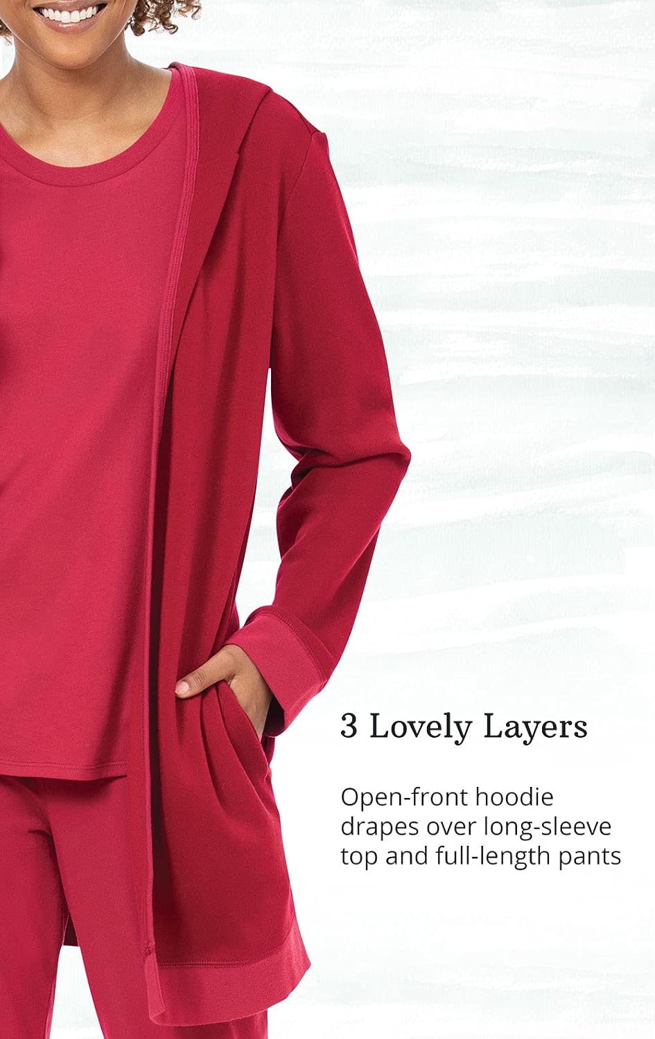 Addison Meadow PJ Set For Women - Cozy Womens Pajamas, 3-Piece - Image 4