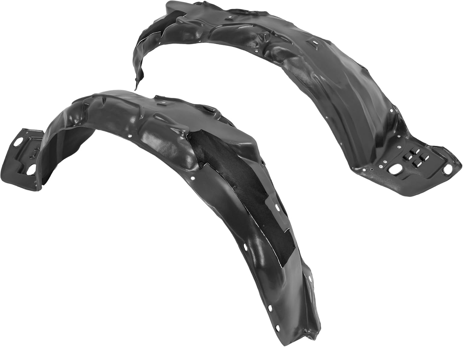 ECOTRIC Front Fender Liner Compatible with 2012-2015 Honda Civic Sedan Coupe Canada or USA Built Vehicle With Insulation Foam Replace for 74151TS8A00 74101TS8A00 Pair Inner Wheel Liner Splash