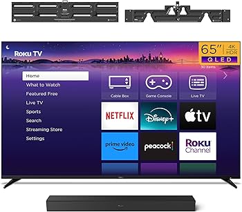 Amazon.com: Roku Smart TV - 65-Inch Pro Series QLED RokuTV, TV