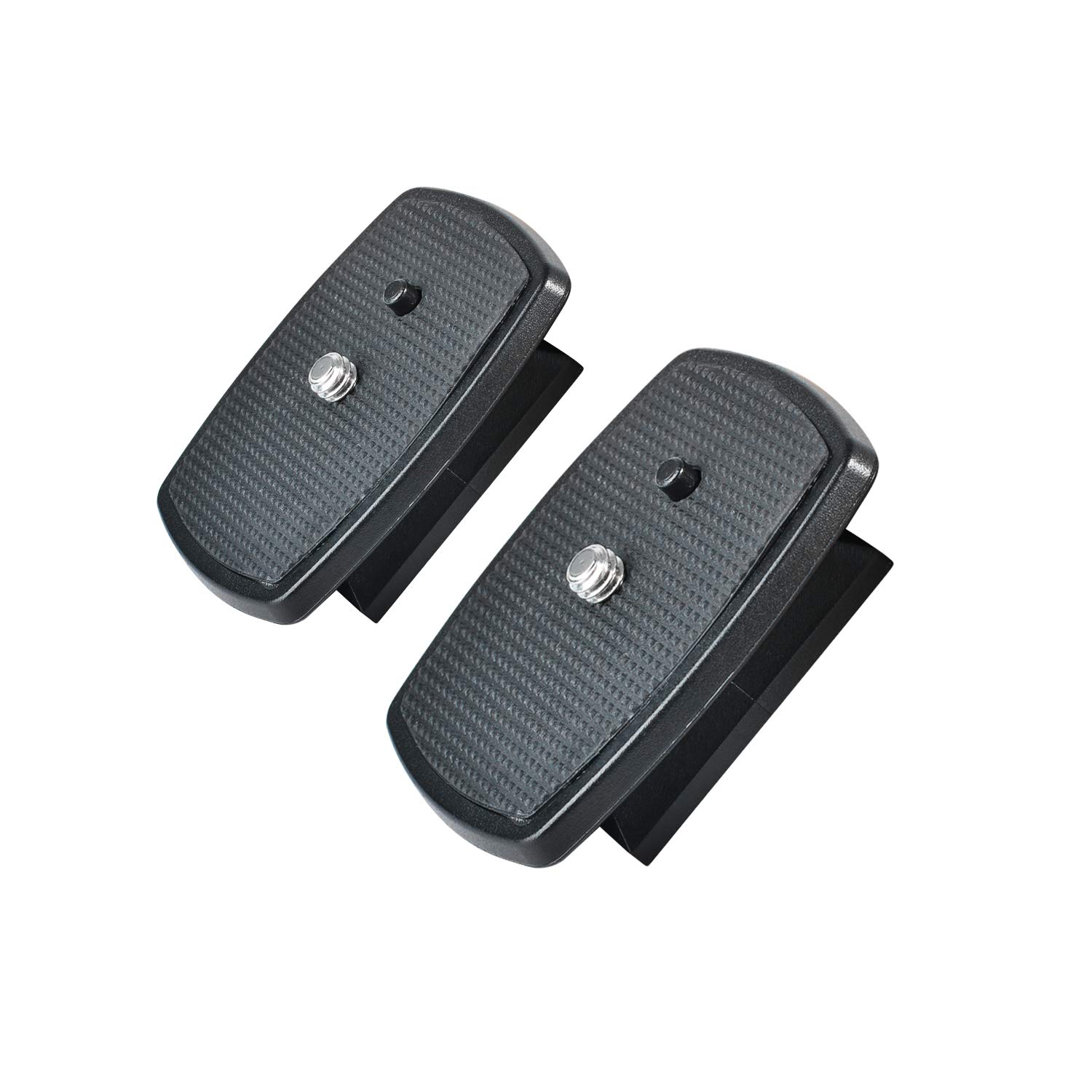 RuittosQuick Release Plate, 2Packs QR Plate Replacement for Yunteng 590 Velcon EX-638 Somita Sony VCT Combo Weifeng 43mm (1.69") x 43mm (1.69")