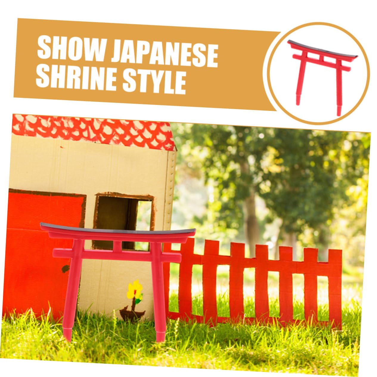 Hemobllo 32pezzi Torii Gate Landscape Aquarium Decoration Accessori Per Acquario Con Ornamenti Antichi Per Giardino e Terrario Miniatura Per Decorare Pesce e Fondale