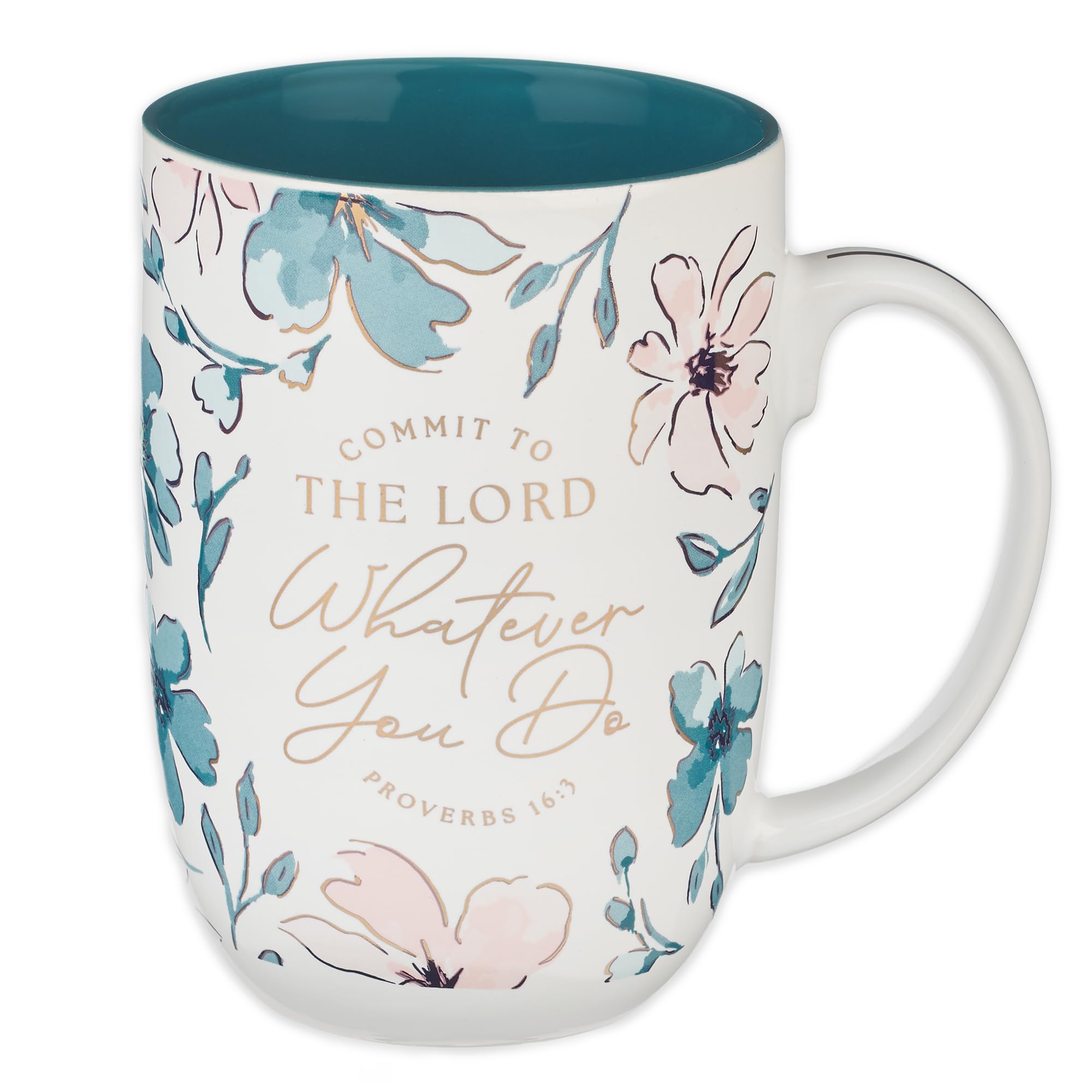 Christian Art Gifts Large Ceramic Coffee &amp; Tea Scripture Mug for Women