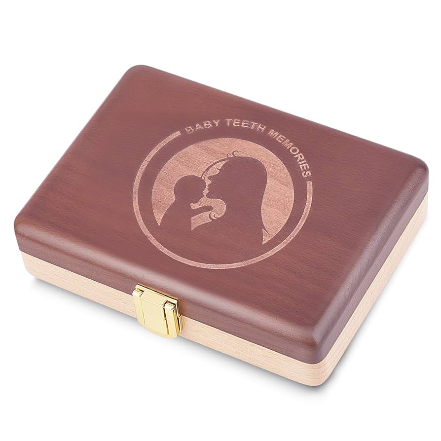 Amazon | 【Amazon.co.jp限定】乳歯ケース 木製 乳歯 ケース