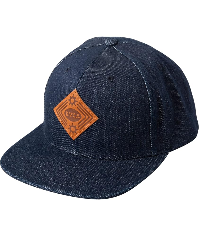 帽子 [2] RVCA SNAP BACK HAT RVCA Twill Snapback II Cap, Black/Charcoal, One Size