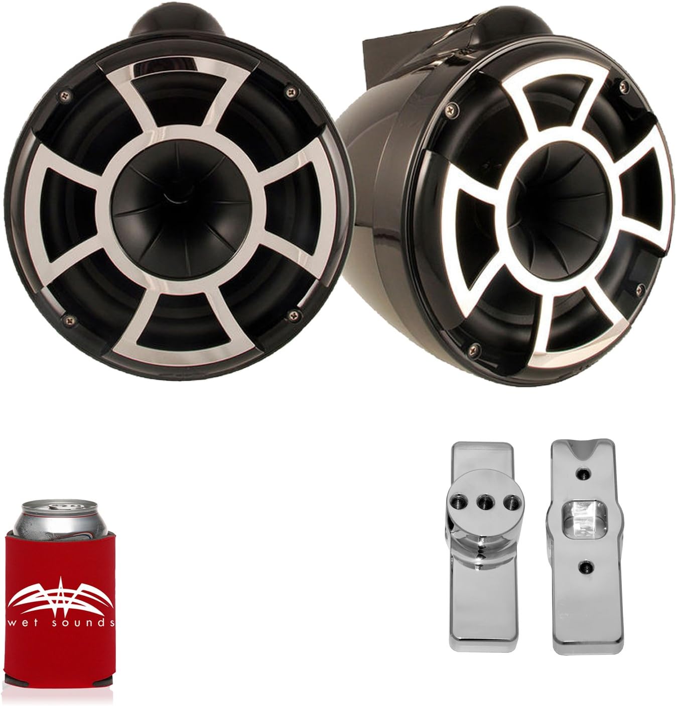 Popular Wet Sounds for Nautique FC5 Towers - REV10 10 Black Tower Speakers & Mastercraft Tower Adapters Discount Wet Sounds for Nautique FC5 Towers - REV10 10 Black Tower Speakers & Mastercraft Tower Adapters