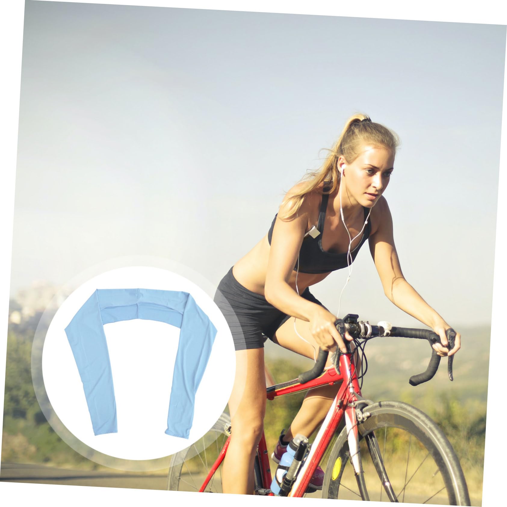 BESPORTBLE 20piezas Mangas Para Brazos De Protección Solar Uv Manga De Enfriamiento Unisex Ciclismo Golf y Actividades Exteriores