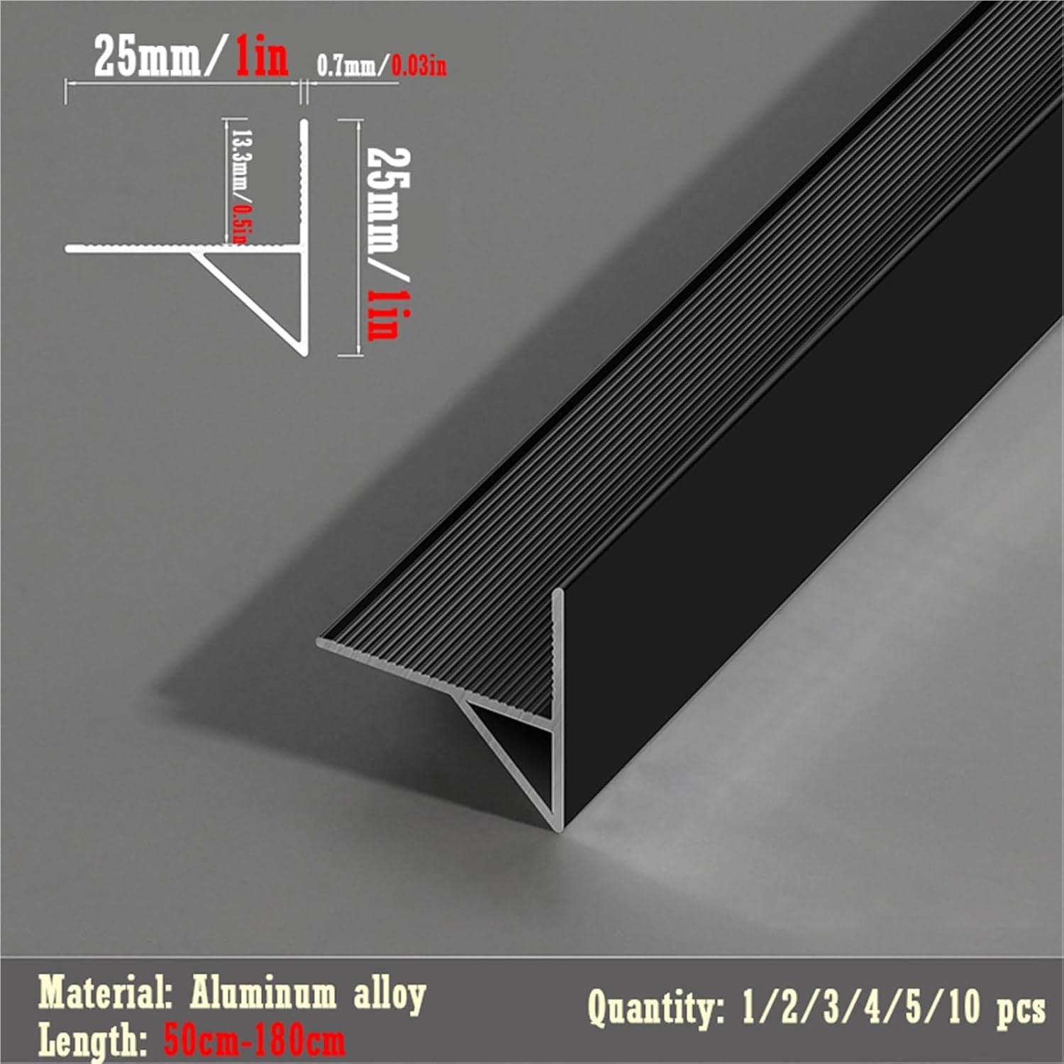 Rain Edge Trim Strip, Outdoor Roof Wall Water Diverter, Backflow Prevention Channel, Adjustable Length (2 pcs, 90cm) for Effective Rainwater Management
