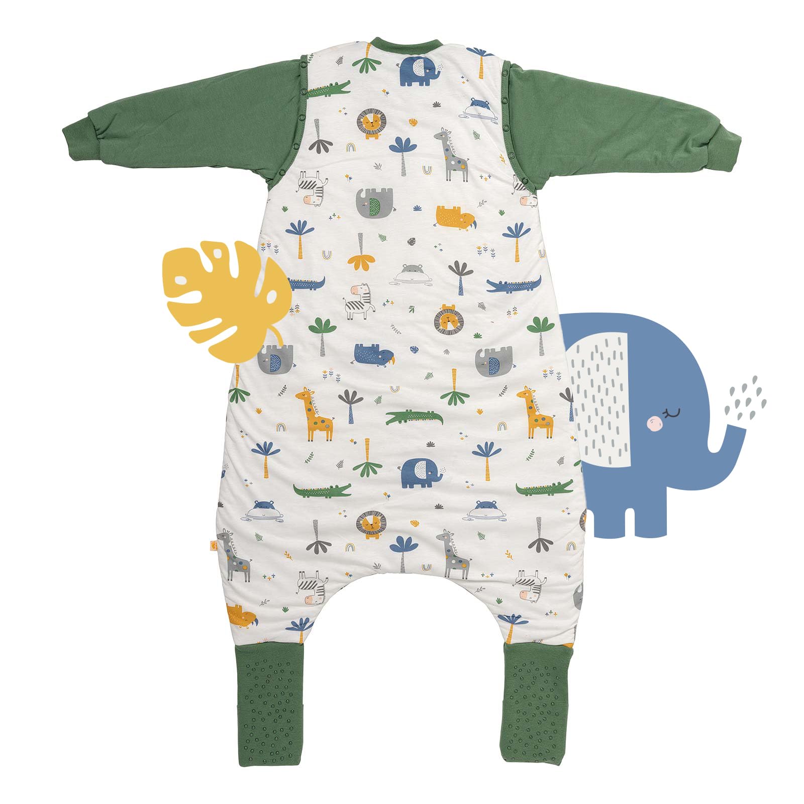 schlummersack Slumbersac Sacco nanna con piedini e maniche 1 Tog I Sacco nanna con gambe OekoTex | Sacco nanna cotone leggero