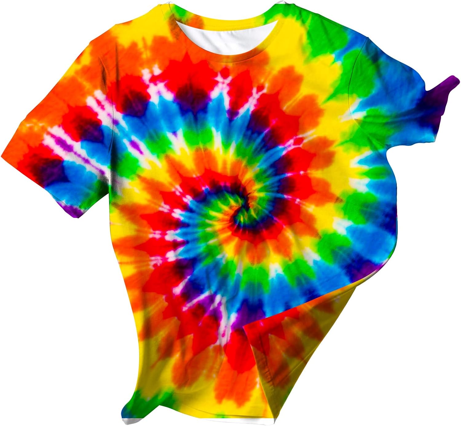 Kids Animal Tie Dye Shirt for Boys Girls Size 5-12