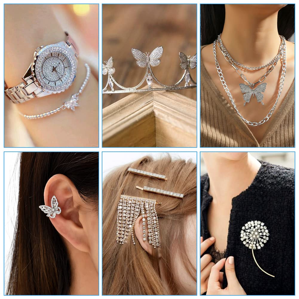 Pietre Zirconia Cubica Trasparenti Craftdady - 50 Pezzi 5 Misure Per Gioielli Fai Da Te - Foto 9