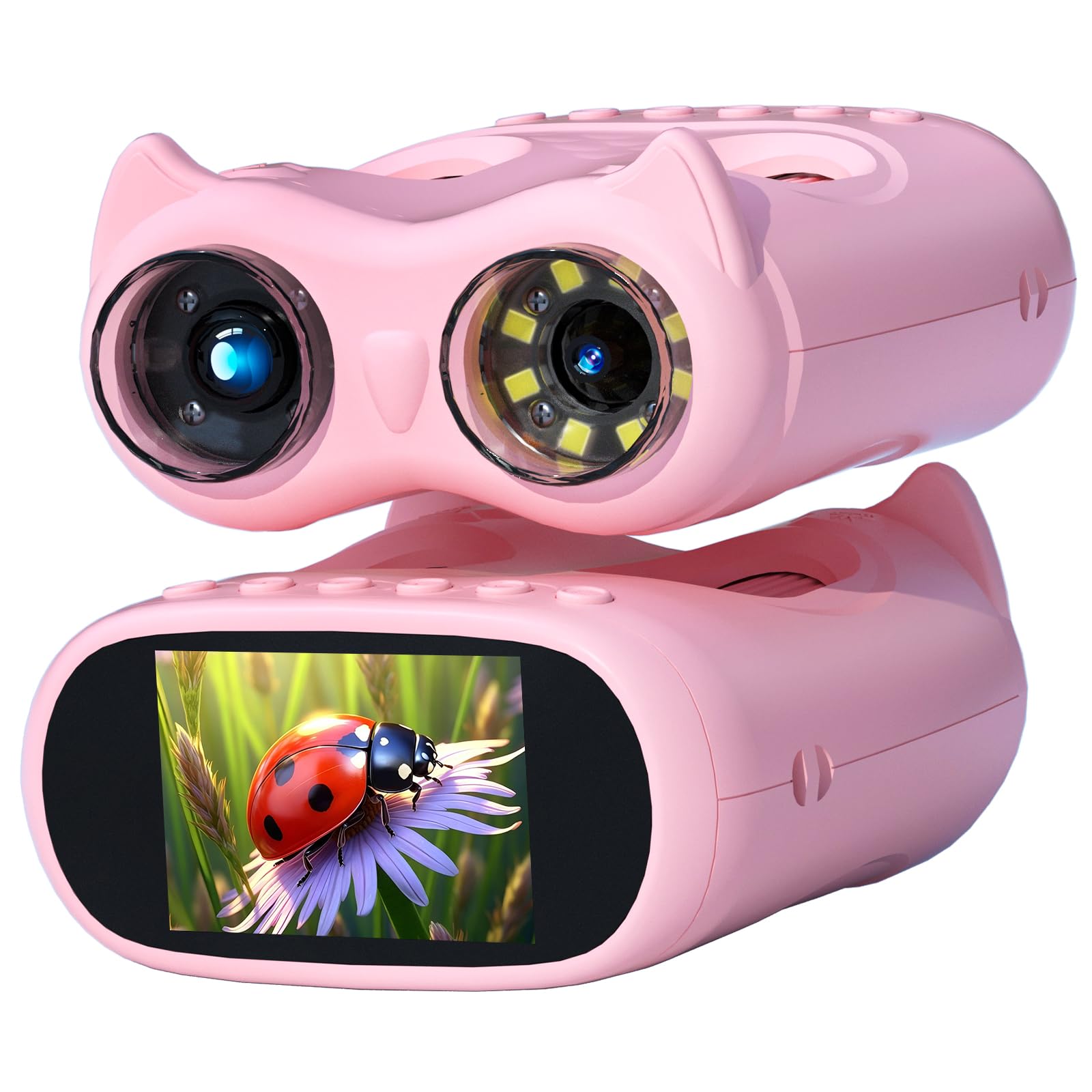 1000X Handheld Microscope for Kids, 2 in 1 Pocket Digital Microscope 4K 2.0" & 10X Telescope for Kids - Science Kits STEM Toys - Gifts for Boys Girls Ages 3 4 5 6 7 8 9 10 11 12(Blue) — view 8