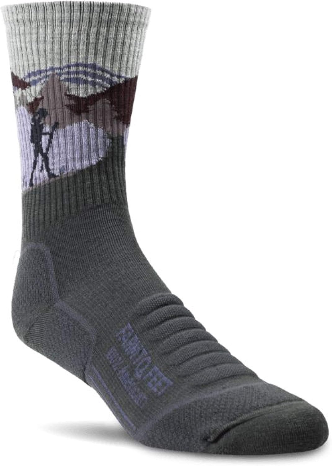 Farm to Feet Damascus Lightweight Elite Hiking 1/4 Crew Merino Wool Socks