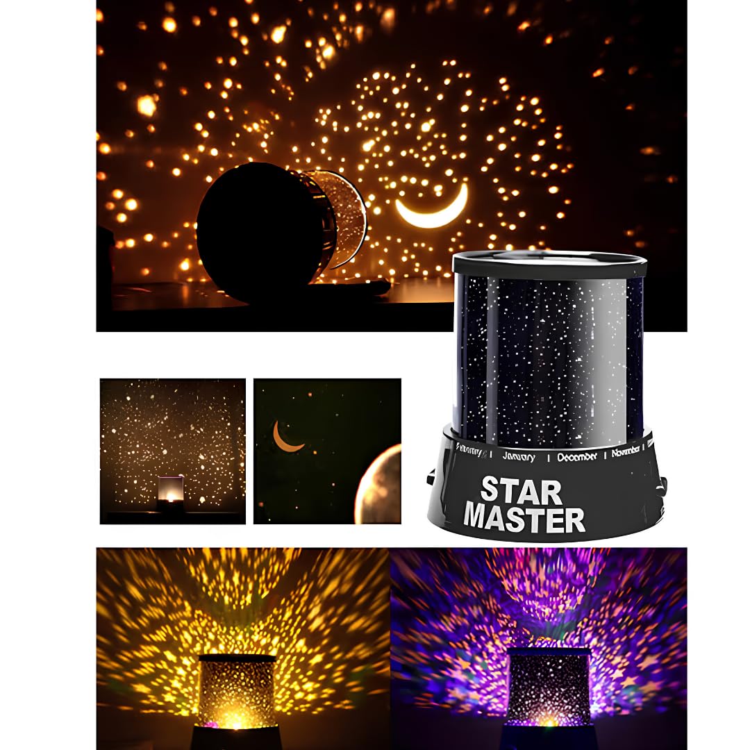 Jouis Star Gece Lambası, Çocuk Oda İçi Gökyüzü Aydınlatma, Yıldızlı
