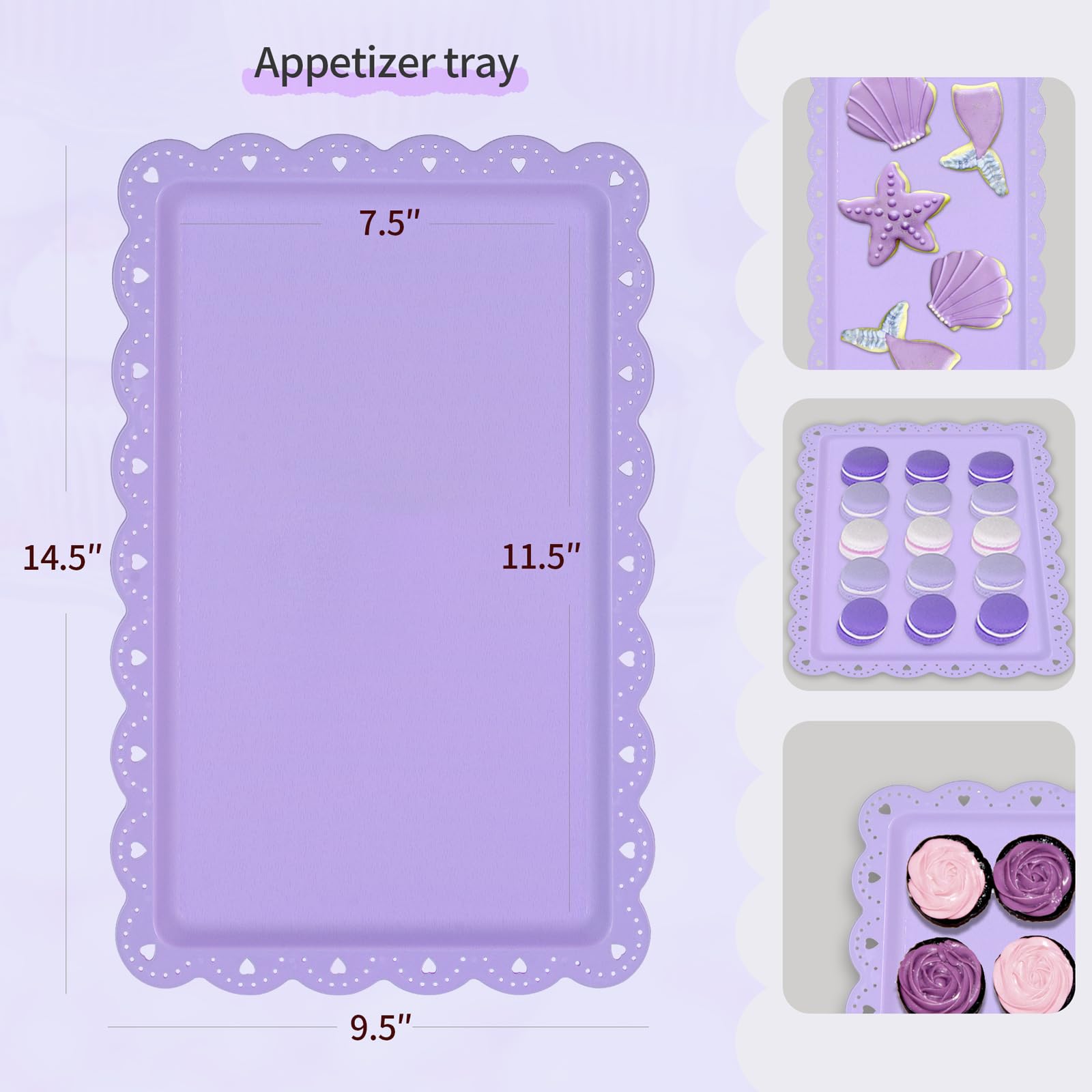 NWK - Paquete de 10 soportes para tartas, con 3 soportes para cupcakes de dos niveles + 3 soportes para cupcakes de tres niveles + 4 bandejas de aperitivos, perfecto para cumpleaños, bebé, boda