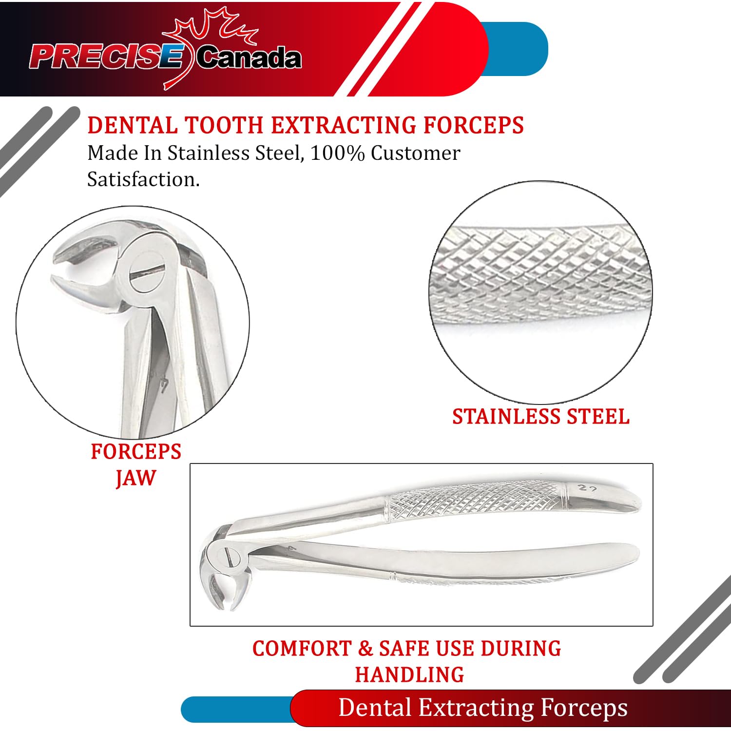 PC EXTRACTING Forceps #22 English Pattern Dental Instruments