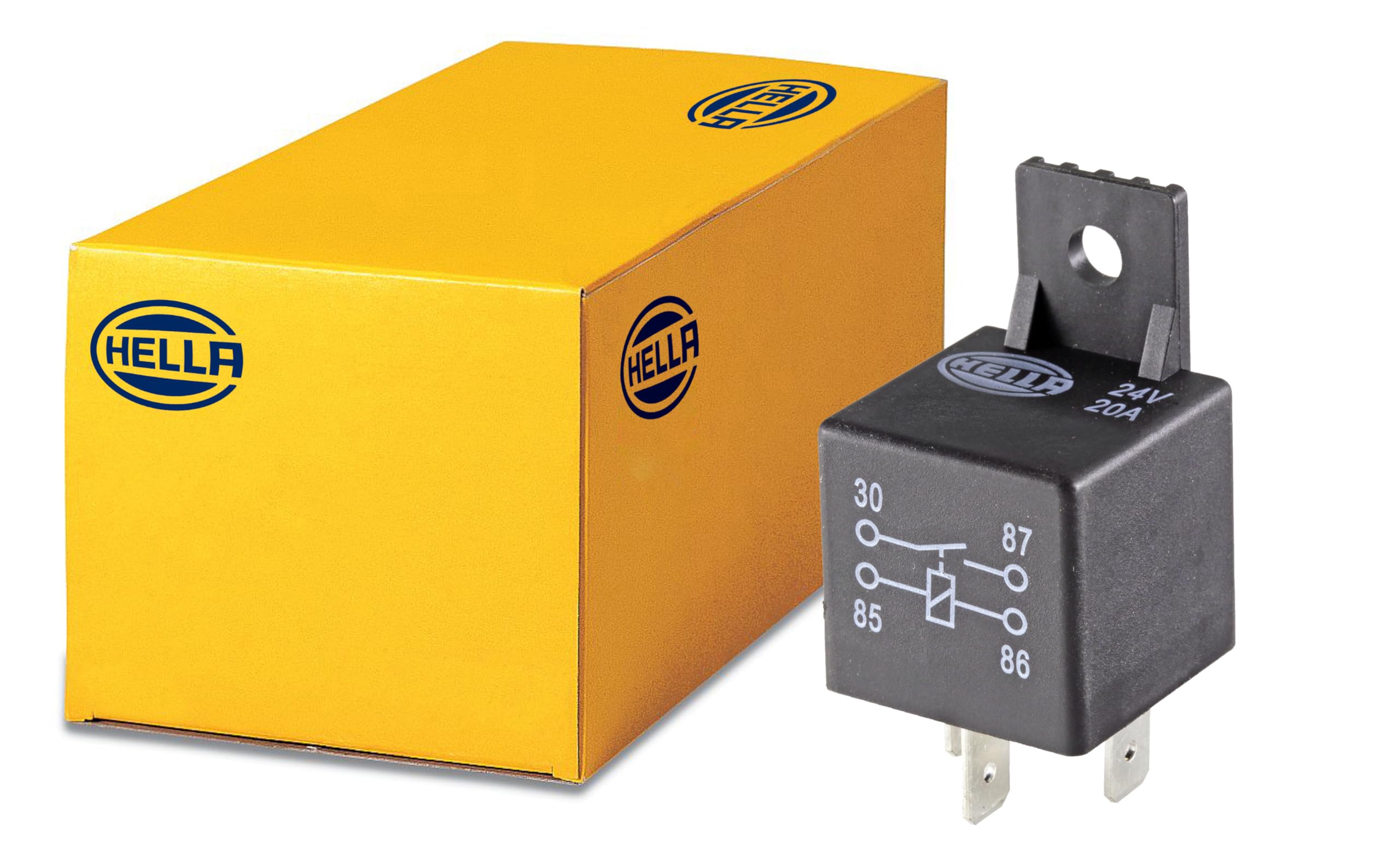Amazon.com: HELLA 965400101 12V, 4 Pin, Mini ISO Relay with