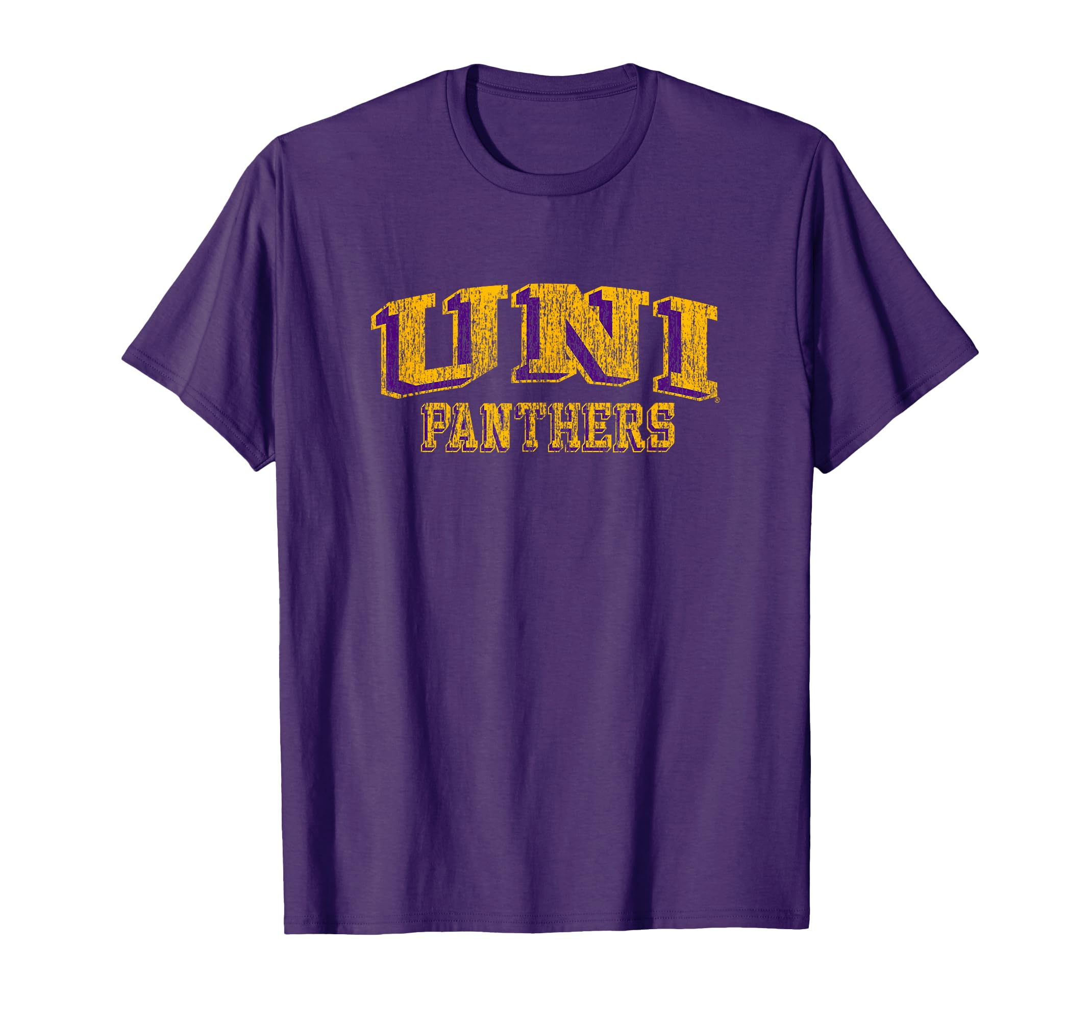 Northern Iowa Panthers Vintage Block Purple T-Shirt