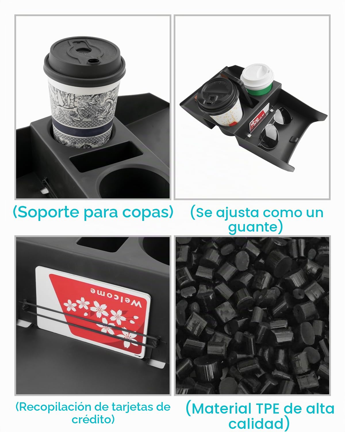 CDEFG Compatible con Hyundai Tucson NX4 2025 2026 Facelift Consola Central Organizador Caja de Almacenamiento Tucson 2025 Guantera Abajo el Reposabrazos Central Tucson 2025 Accesorios