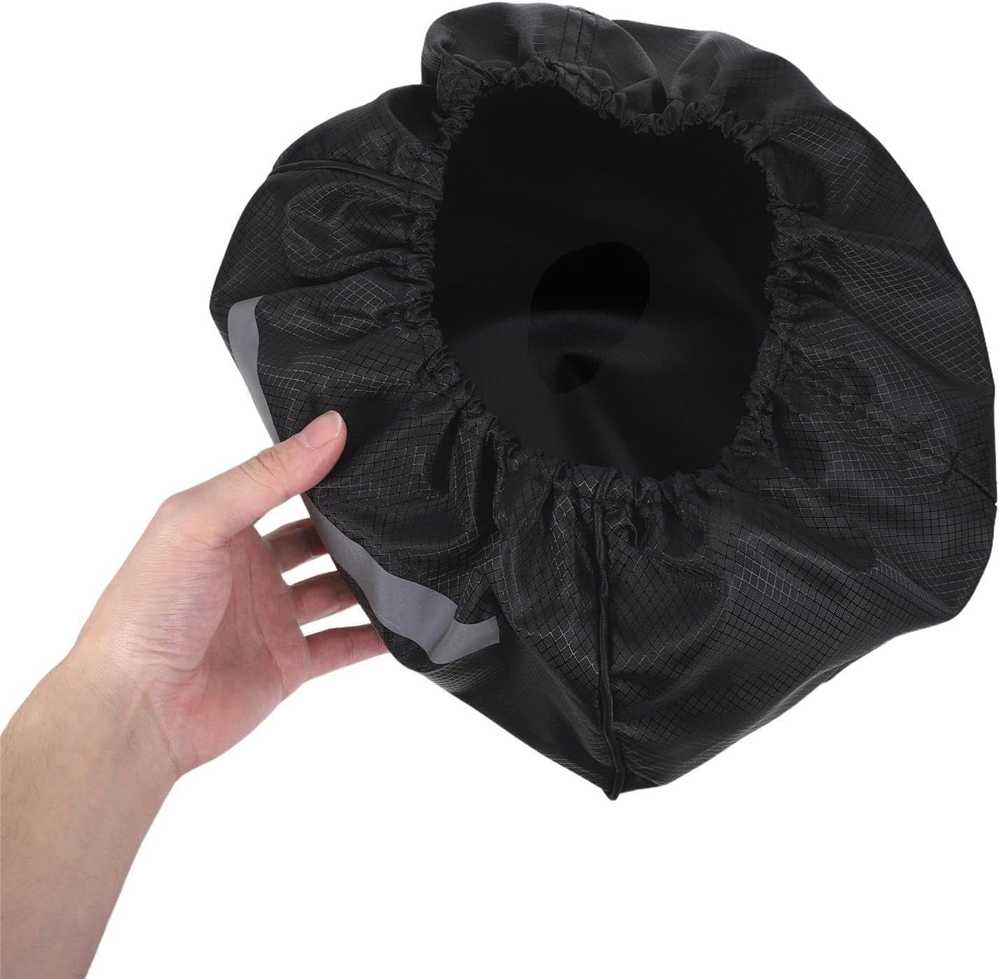 Backpack Bottom Protection Cover Waterproof Reflective Black Oxford Cloth | Anti-abrasion Wear-resistant Sleeve, for Hiking Backpack and Rucksack, School Commute Use