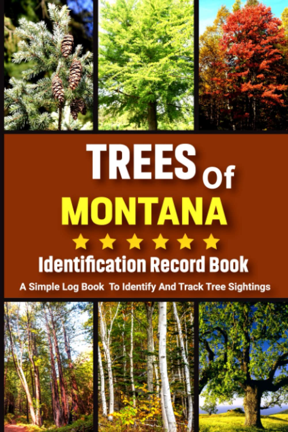 Buy Trees of Montana Identification Record Book Common Trees Identify