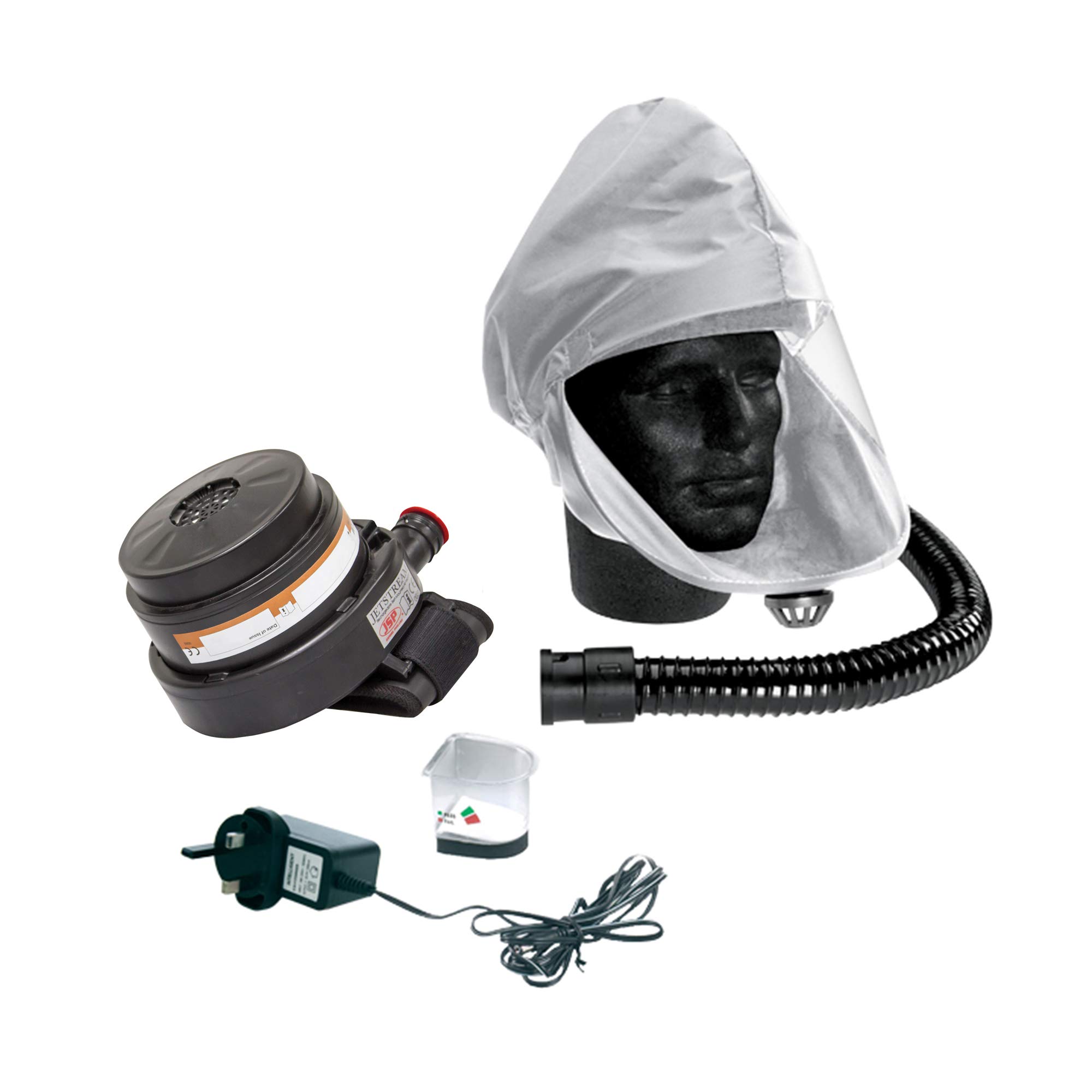 JSP Jetstream Switch and Go Gas/Vapour GV-X Versión Respirador con capucha de nailon (CCA620-211-100)
