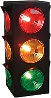 Rhode Island Novelty 12.25" Stop Light Table Lamp - Flashing Lights, Plug-in Nightlight for Kids Rooms, Parties & Dorm Decor