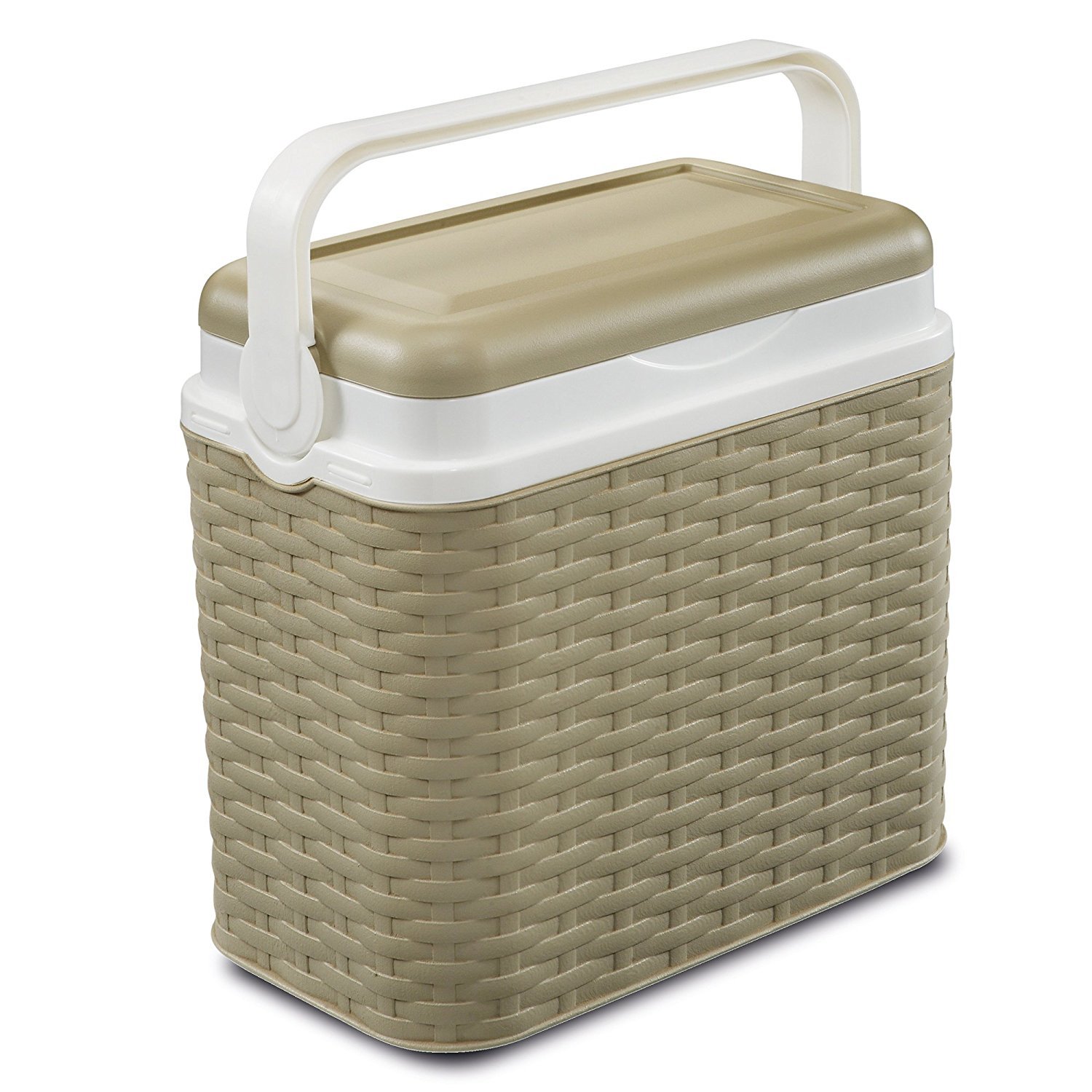 Adriatic Beige 10 Litre Rattan Cooler Box