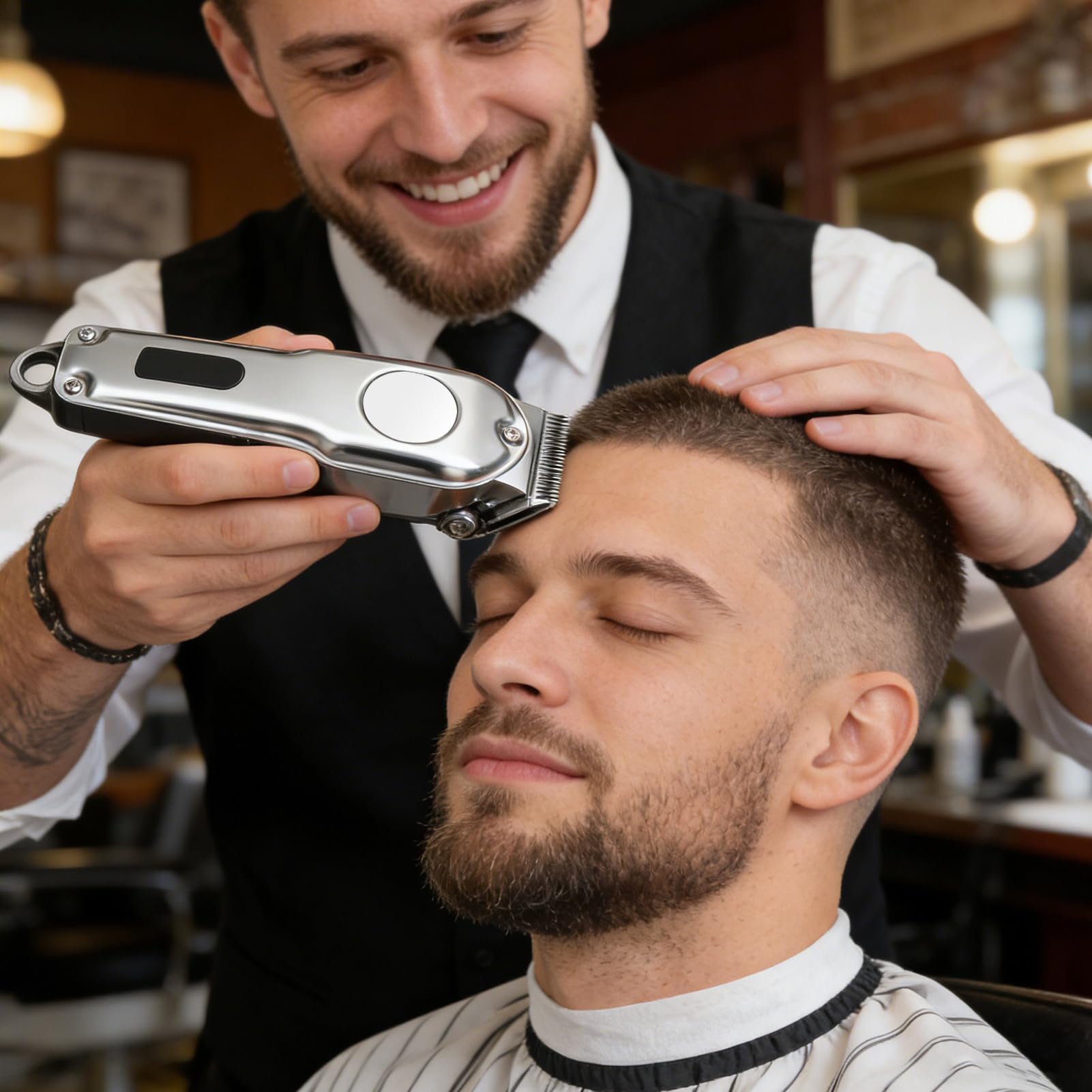 Macchinetta Per Taglio Capelli Uomo Macchinetta Ricaricabile Via USB