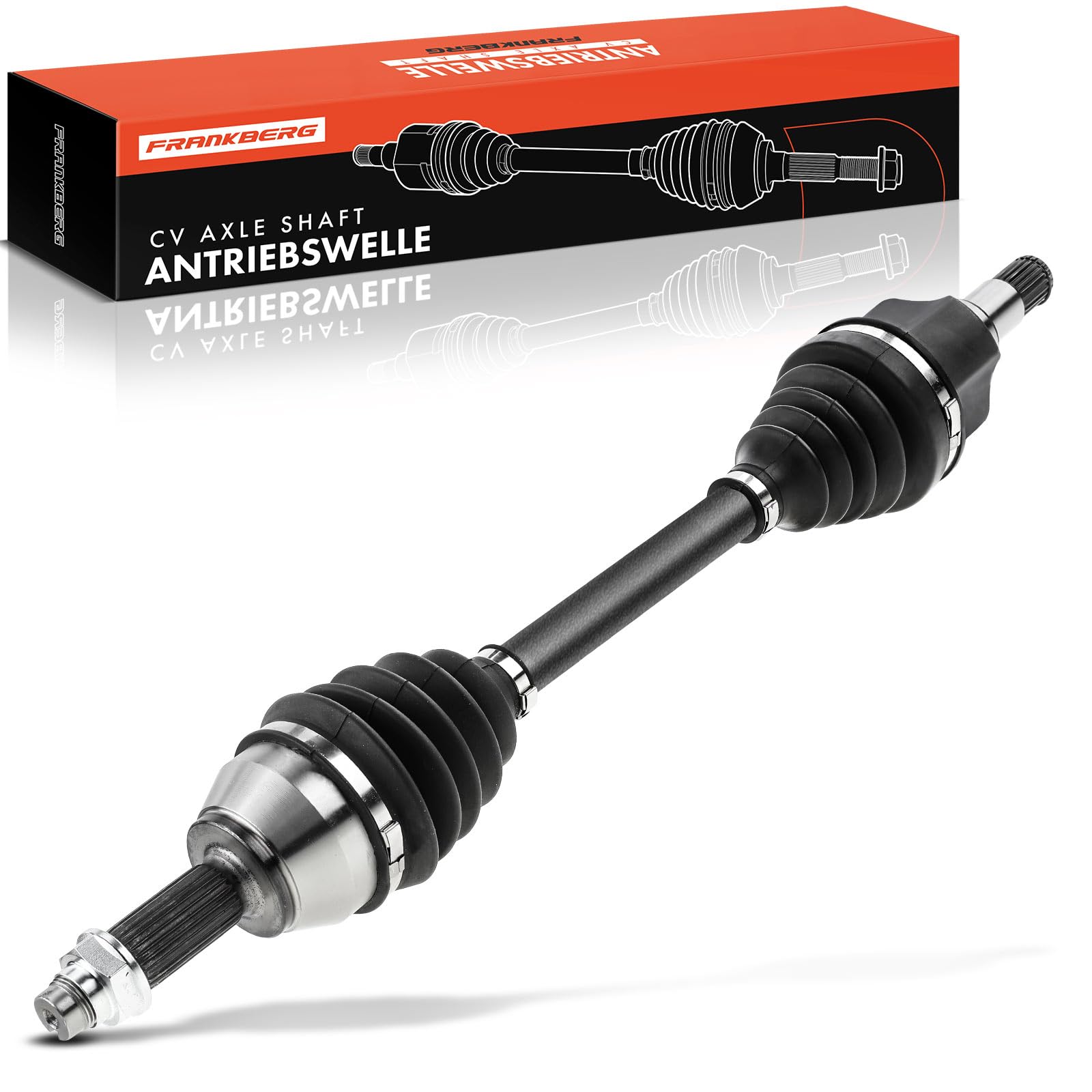 Frankberg Antriebswelle Achswelle Schaltgetriebe Vorderachse Links Kompatibel mit B-Max JK B-Max Van JK Fiesta V JD JH Fiesta VI CB1 CCN Fusion JU Replace# 2S6W3B437FC