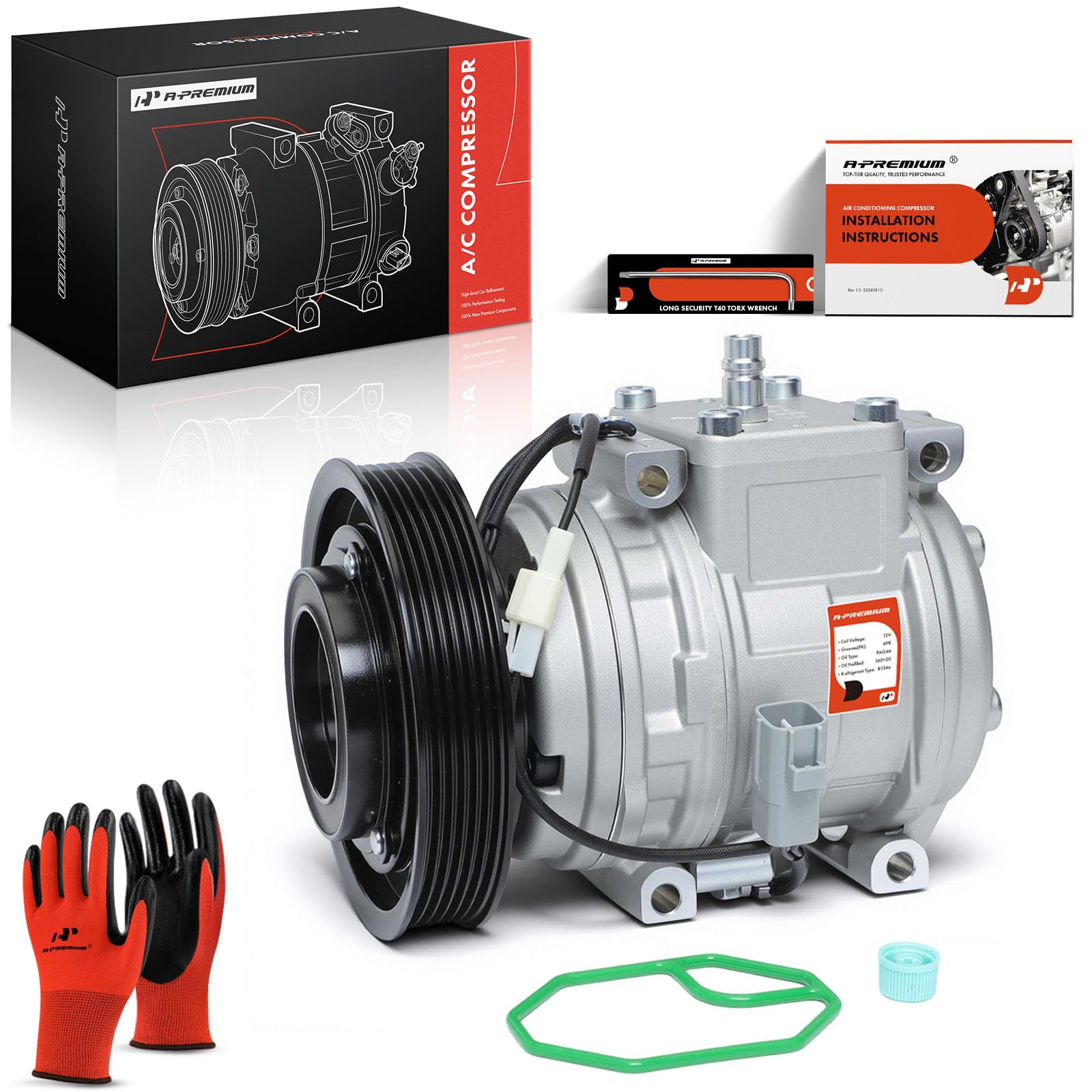Photo 1 of A-Premium A/C Compressor with Clutch Compatible with Toyota Corolla 1.8L 1998-2002