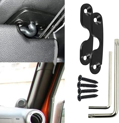 Kit de reparación de visera solar mejorado de aleación de aluminio, clip de visera resistente, clips de montaje de visera compatibles con Jeep