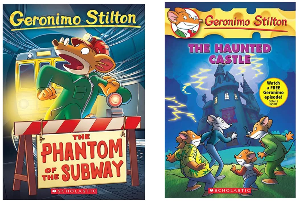 The Phantom of the Subway: 13 (Geronimo Stilton) & The Haunted Castle: 46 (Geronimo Stilton)