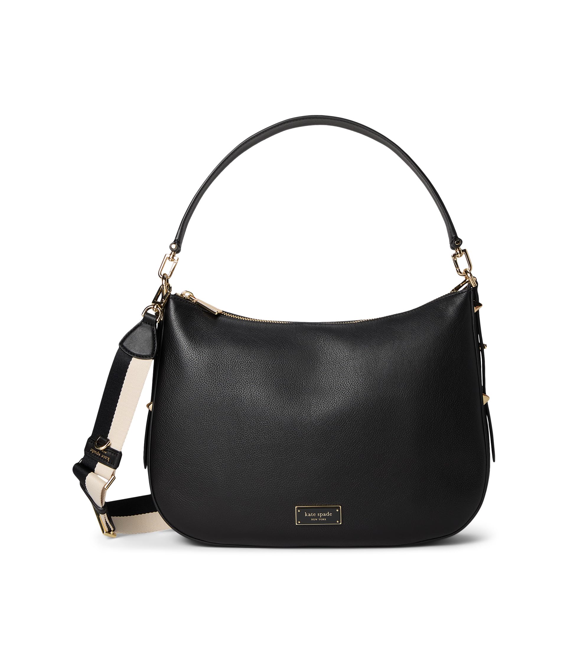 kate spade new york womens Liv Pebbled Leather Large Hobo