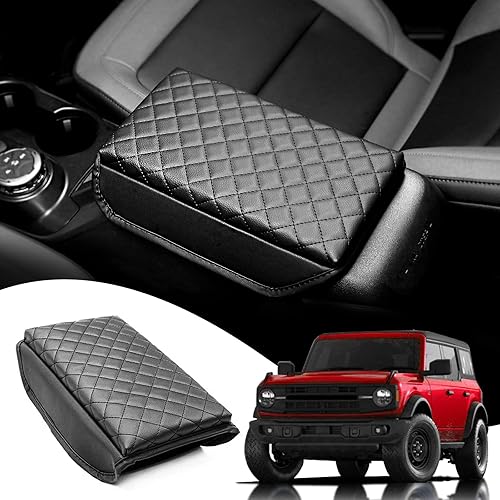 Vista 7 de Mabett Funda para reposabrazos de consola central para Ford Bronco Accesorios 2021 2022 2023 2024 2025 2/4 puertas para evitar arañazos de mascotas