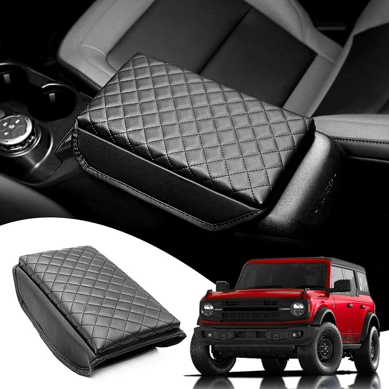 Capa para Apoio de Braço do Console Central Mabett para Ford Bronco 2021–2026 2 ou 4 Portas