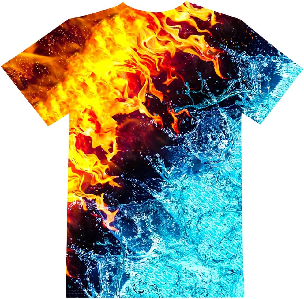 LAIDIPAS Boys & Girls Teens 3D Colorful Graphic Funny Print Shirts for Youth Size 6-16 Years - Image 2
