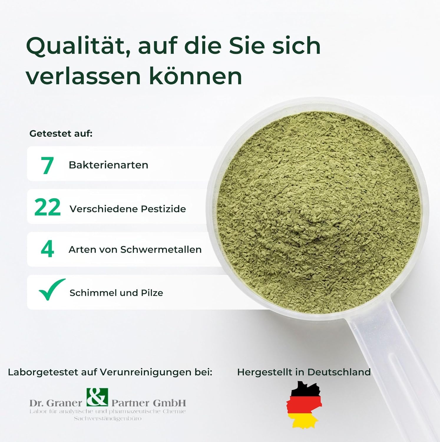 Pure Greens Superfood Pulver - 13 Superfoods, Ballaststoffe, Vitamine und Mineralstoffe - u. a. Spirulina, Weizengras und Grünkohl - Himbeer-Pfirsich-Geschmack, vegan, 30 Portionen - 2er Pack