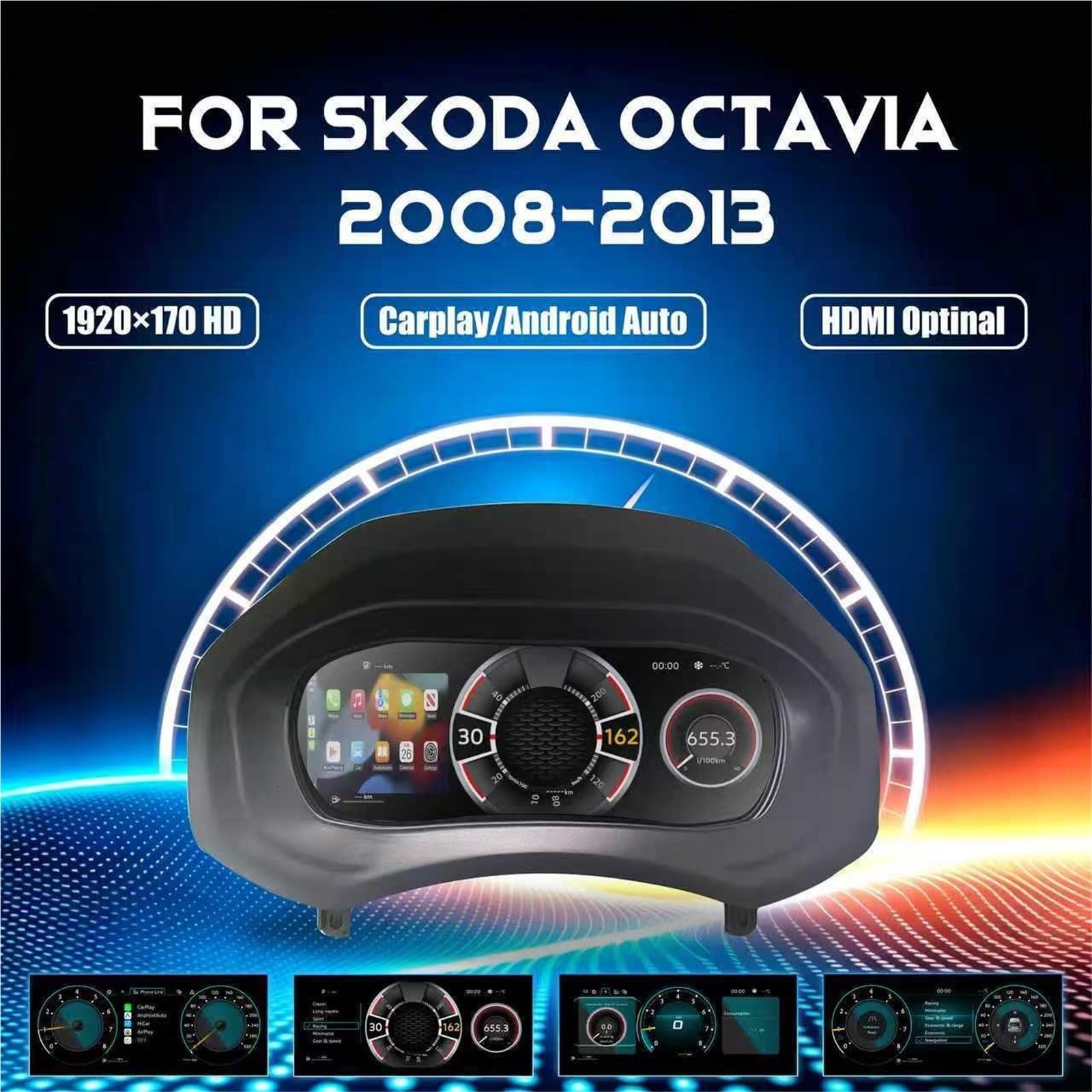 Pantalla para Coche para Octavia 2008-2013