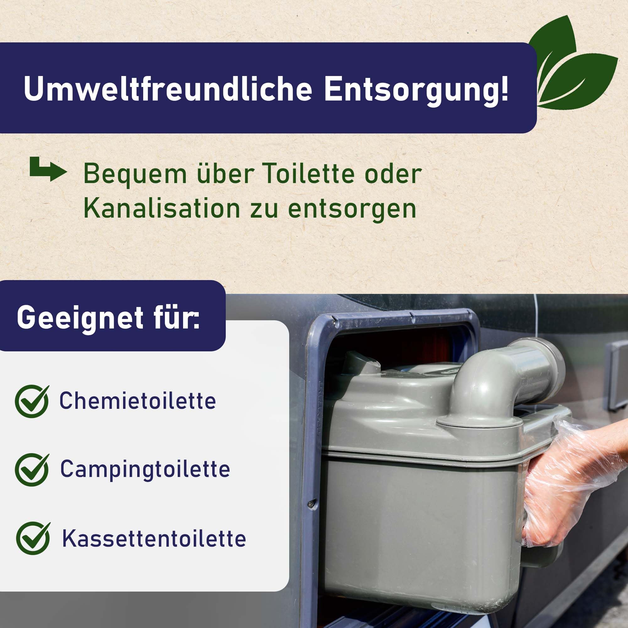 5L Sanitärflüssigkeit Klo Floh für Campingtoilette & Chemie-WC - Bio | Biologisch abbaubarer Camping-WC-Zusatz mit Blauem Engel - Ideal für Kassettentoiletten mit Mikroorganismen die alles fressen