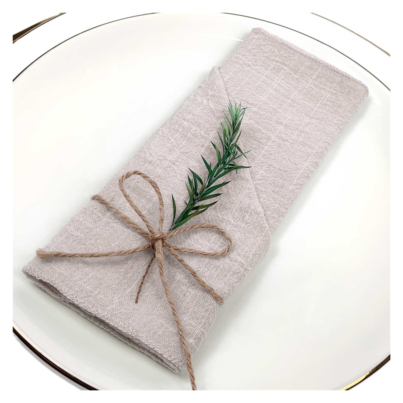 Gauze Cotton Napkins Rustic 12pcs 30x30cm for table