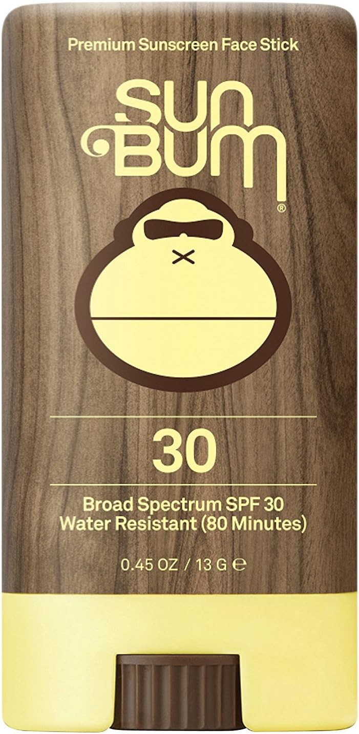 SUN BUM SPF 30 Sunscreen Face Stick (0,45 oz), geel van Sun Bum