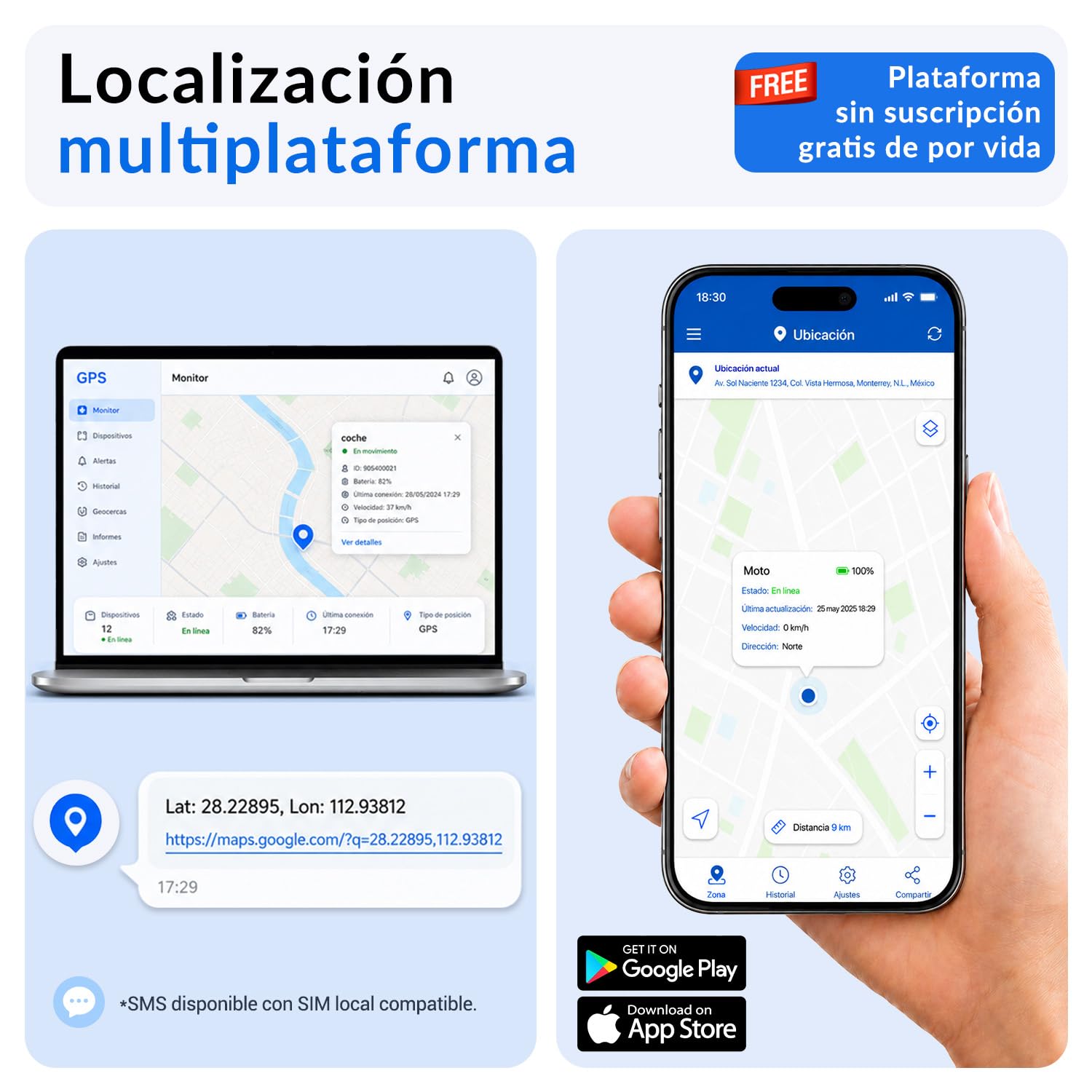4G Mini Localizador GPS para Niños y Personas Mayores, Seguimiento en Tiempo Real, Historial de Rutas y Alarmas, Batería de hasta 15 días, Geocerca, Rastreador GPS Pequeño con Iman para Coche, Moto