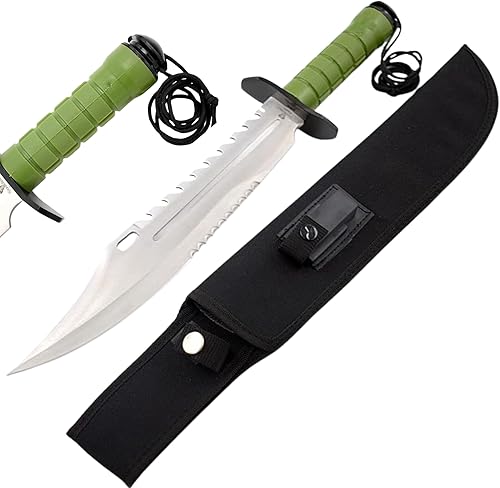Snake Eye Tactical Fix Blade Rambo - Cuchillo de caza de supervivencia