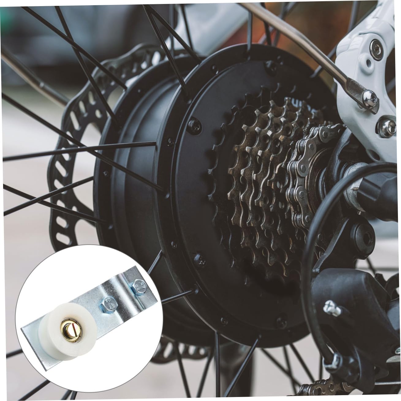 MAGICLULU 4 Pièces Tendeur De Chaîne Suppression Vélos Accessoires De Chaîne De Support De Chaîne De Vélo Ajusteur De Chaîne De Vélo Ajusteur De Chaîne De Pit Bike Plastique