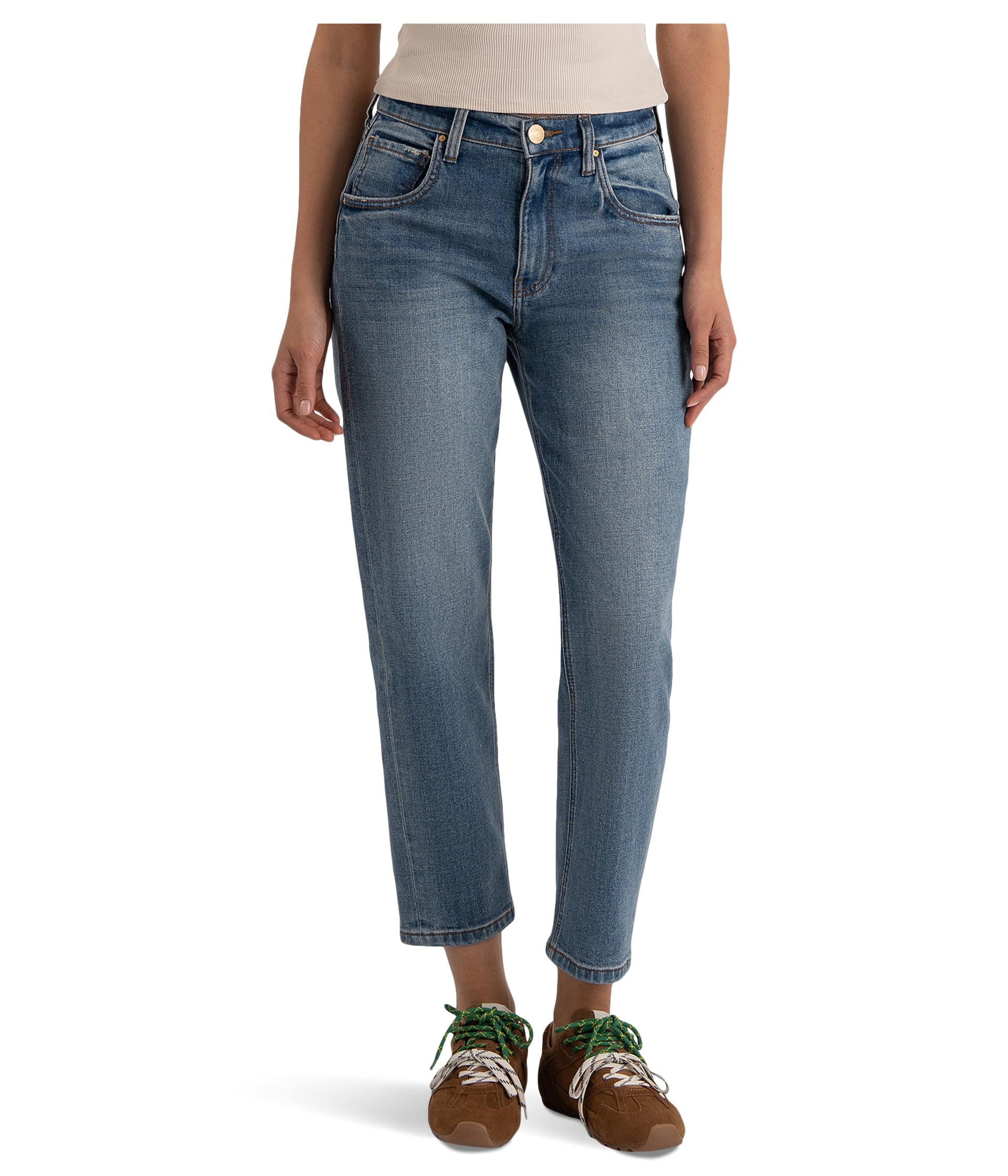 KUT from the Kloth, Womens, Kit High-Rise Baggy Ankle Straight Leg