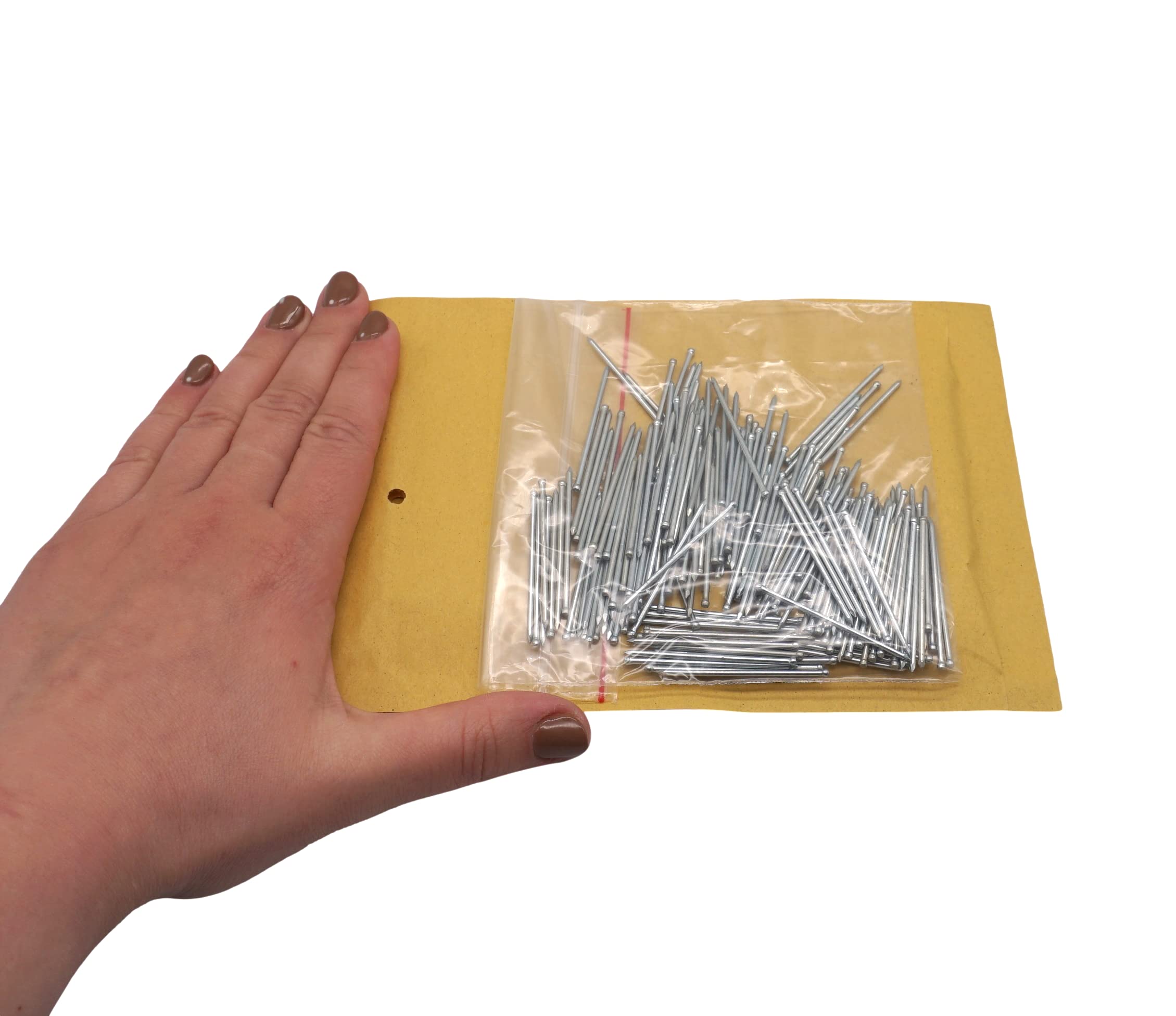 500 Chiodi Testa Piccola 1,5x40 Mm - Acciaio Zincato Per Legno, Fai Da Te E Decorazioni - Foto 3