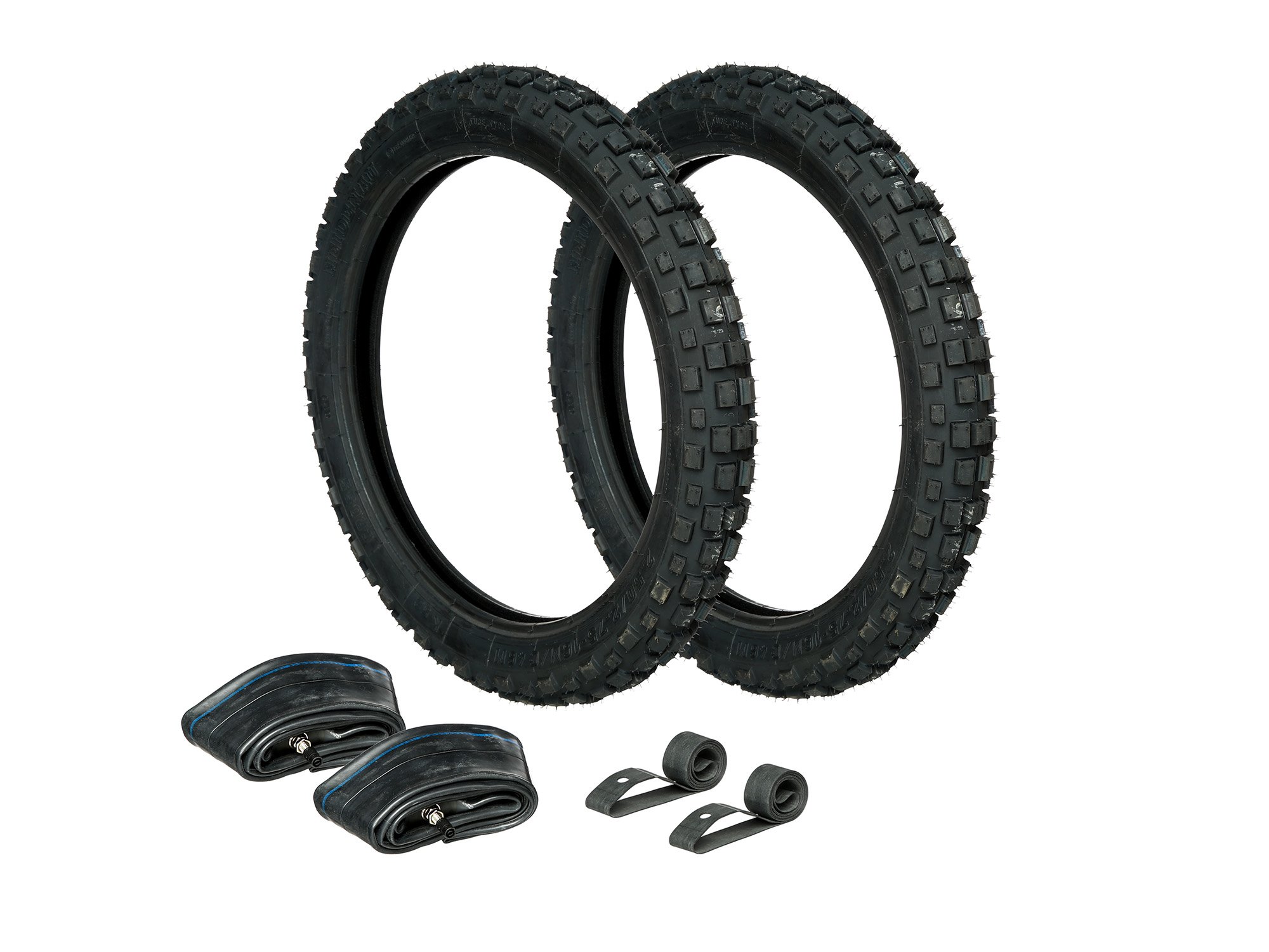 Set: 2x Reifen 2.75 x 16 Heidenau K52 + 2x Schläuche + 2x Felgenband