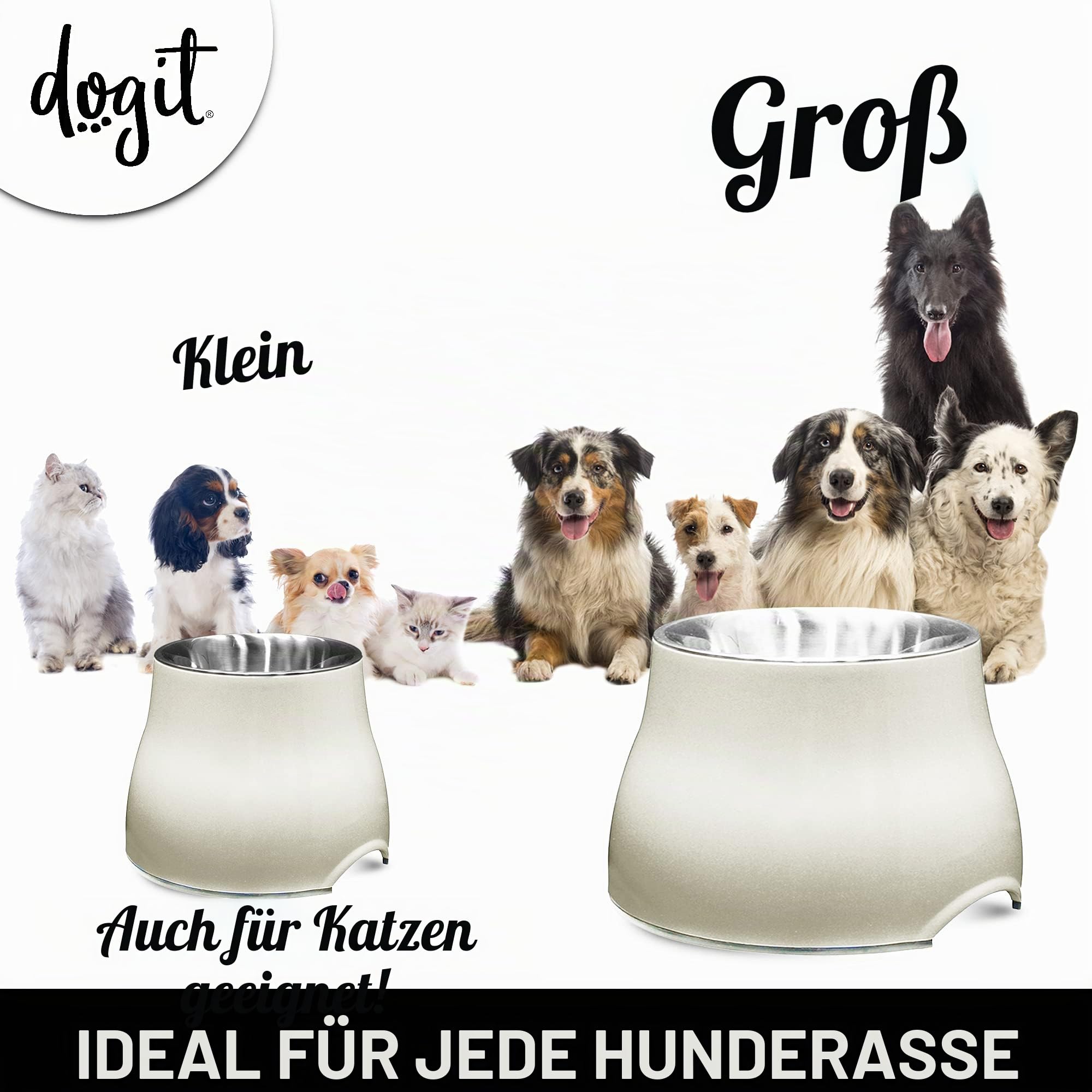 Hagen dogit Erhöhter Napf, 2-in-1